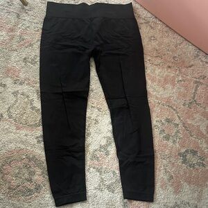 knix Black Ribbed-Waist Seamless Leggings